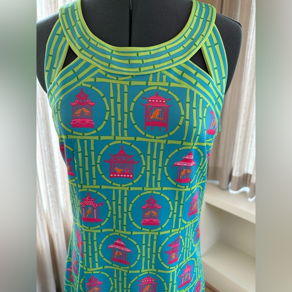 Gretchen Scott Designs “bird palace” sleeveless Dress